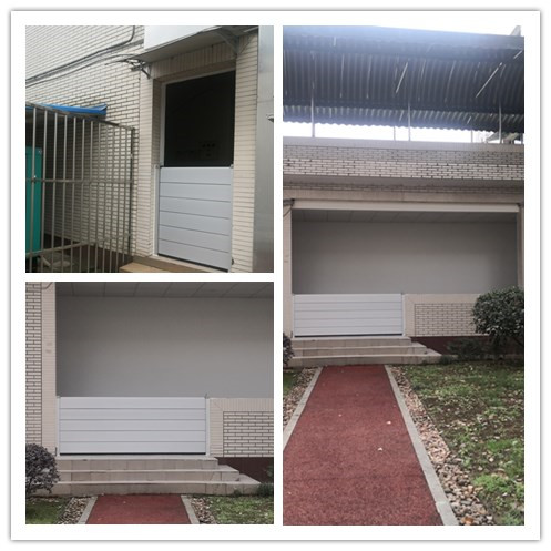 yl23411永利集团铝合金防洪挡水板广安项目已经投入使用