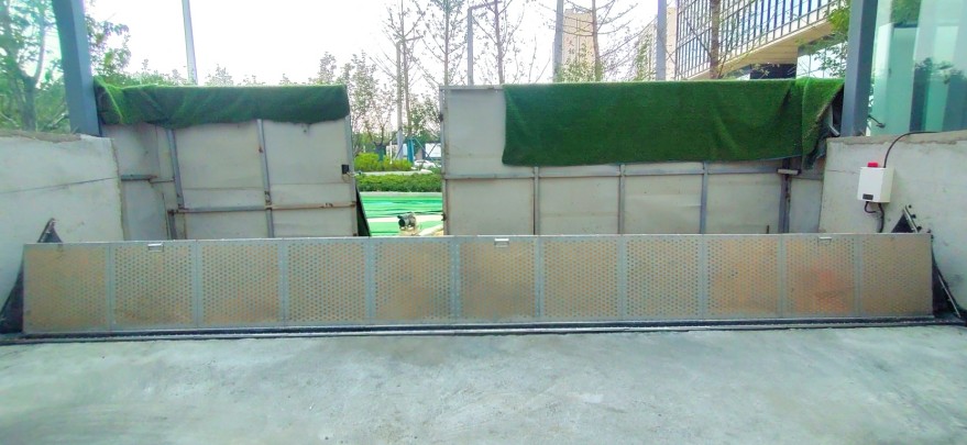 yl23411永利集团“全自动智能防洪闸”亮相扬州某园区地下车库